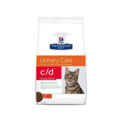 HILL'S Pet Nutrition Croquettes C/D URINARY STRESS MULTICARE POULET Chat Sac 1.5 Kg - Prescription Diet -Nourriture pour chien Soldes croquettes cd urinary stress multicare poulet chat sac 1 5 kg prescription diet 1