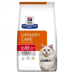 HILL'S Pet Nutrition Croquettes C/D URINARY STRESS MULTICARE POULET Chat Sac 1.5 Kg - Prescription Diet -Nourriture pour chien Soldes croquettes cd urinary stress multicare poulet chat sac 1 5 kg prescription diet 2