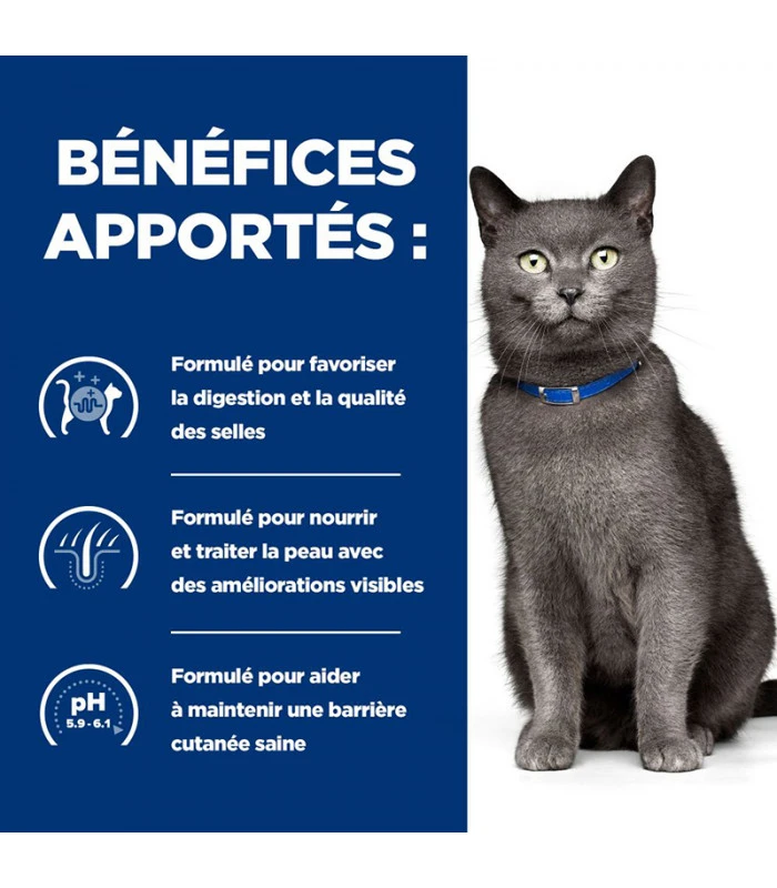 HILL'S Pet Nutrition Croquettes D/D FOOD SENSITIES CANARD & PETITS POIS Chat Sac 1.5 Kg - Prescription Diet 7 HILL'S Pet Nutrition Croquettes D/D FOOD SENSITIES CANARD & PETITS POIS Chat Sac 1.5 Kg - Prescription Diet – Image 5