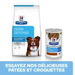 HILL'S Pet Nutrition Croquettes DERM DEFENSE Chien Sac 12 Kg - Prescription Diet -Nourriture pour chien Soldes croquettes derm defense chien sac 12 kg prescription diet 8