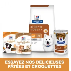 HILL'S Pet Nutrition Croquettes K/D J/D KIDNEY + MOBILITY Chien Sac 12 Kg - Prescription Diet -Nourriture pour chien Soldes croquettes kd jd kidney mobility chien sac 12 kg prescription diet 8