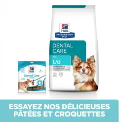 HILL'S Pet Nutrition Croquettes T/D DENTAL MINI POULET Chien Sac 3 Kg - Prescription Diet -Nourriture pour chien Soldes croquettes td dental mini poulet chien sac 3 kg prescription diet 4
