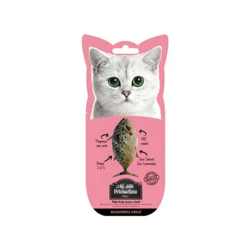 AGECOM Friandise Au Maquereau Grillé Chat - My Little Friandise -Nourriture pour chien Soldes friandise chat my little friand filet maquereau sachet 30 g