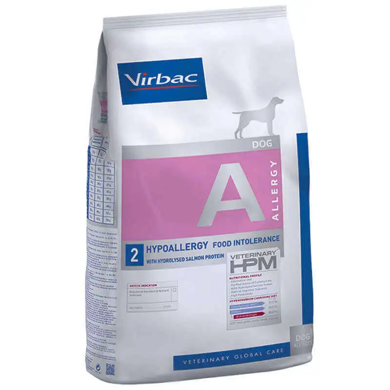 Virbac Croquettes HYPOALLERGY SAUMON Chien Sac 12 Kg - Veterinary HPM 3 Virbac Croquettes HYPOALLERGY SAUMON Chien Sac 12 Kg - Veterinary HPM
