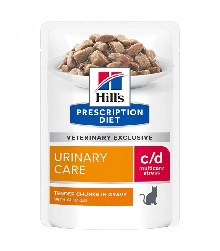 HILL'S Pet Nutrition Pâtée C/D URINARY STRESS MULTICARE POULET Chat 12x85g - Prescription Diet 5 HILL'S Pet Nutrition Pâtée C/D URINARY STRESS MULTICARE POULET Chat 12x85g - Prescription Diet – Image 3