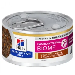 HILL'S Pet Nutrition Pâtée GASTROINTESTINAL BIOME MIJOTE POULET & LEGUMES Chat 24x82g - Prescription Diet -Nourriture pour chien Soldes patee gastrointestinal biome mijote poulet legumes chat 24x82g prescription diet 2