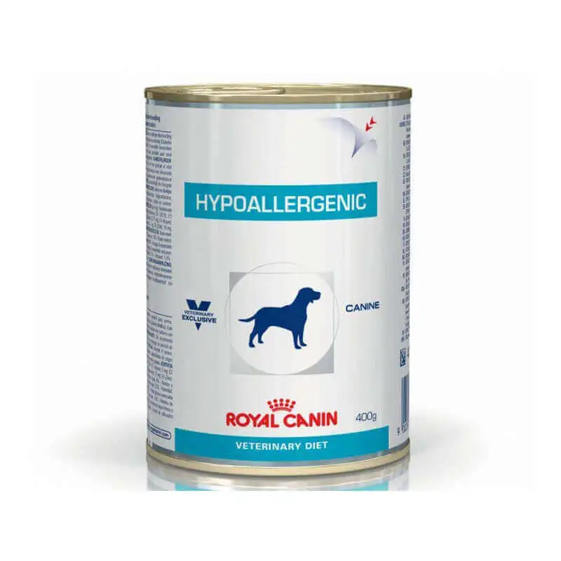 ROYAL CANIN Pâtée HYPOALLERGENIC Chien 12x400g - Veterinary Diet 3 ROYAL CANIN Pâtée HYPOALLERGENIC Chien 12x400g - Veterinary Diet